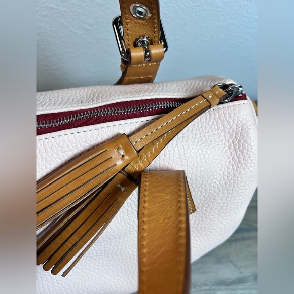 Dooney & Bourke NEW Women’s Blush Pink Pebble Leather Barrel Satchel - Picture 15 of 16